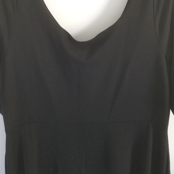 City Chic NWT black waist pullover dress with pockets size XS 14 plus Cu… - Picture 4 of 8